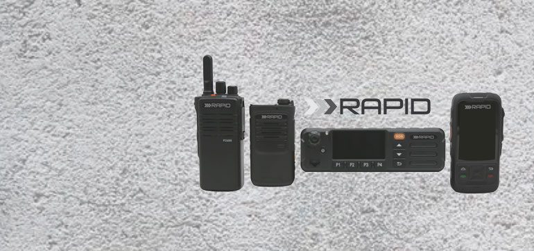 Rapid™ – High Speed
two-way voice and
data solutions Rapid™ – High Speed
two-way voice and
data solutions