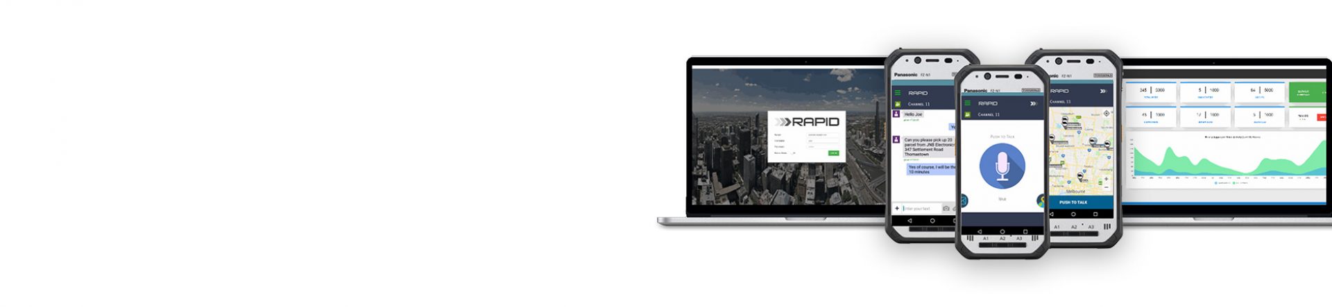 Rapid™ – High Speed
two-way voice and
data solutions